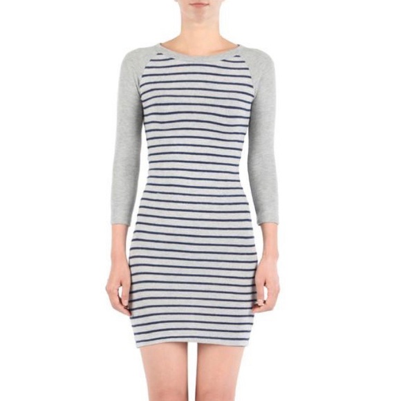 HYE PARK & LUNE Navy and Gray Sabrina Dress - Picture 4 of 4